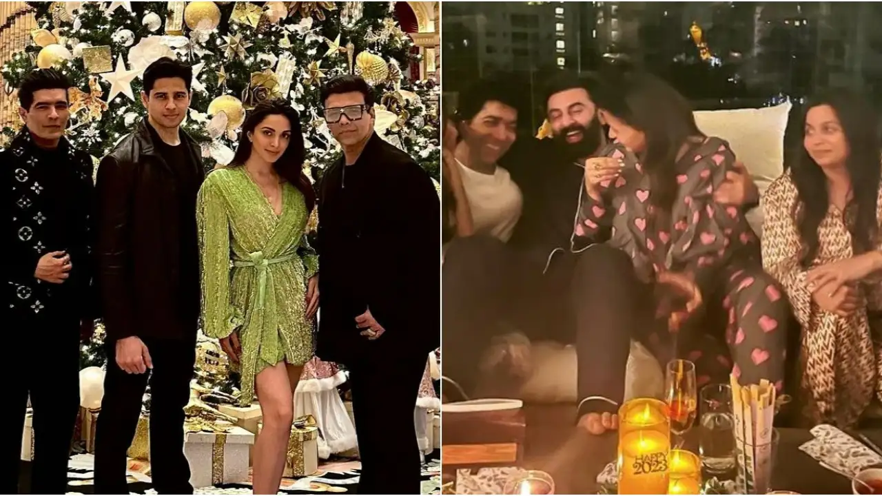 Picture courtesy: Alia Bhatt / Manish Malhotra Instagram Inside pictures from Sidharth Malhotra, Kiara Advani, Alia Bhatt and Ranbir Kapoor's New Year's party