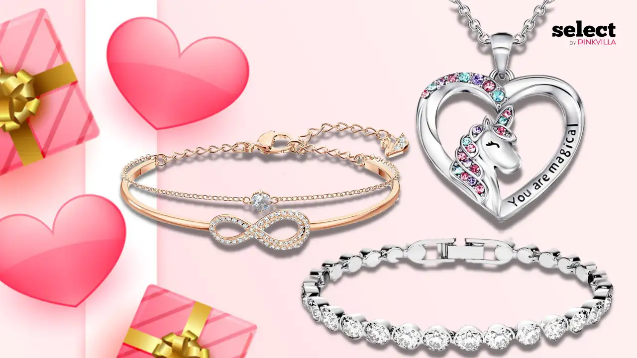 Michael Kors Logo Crystal Love Heart Adjustable Bracelet Fashion