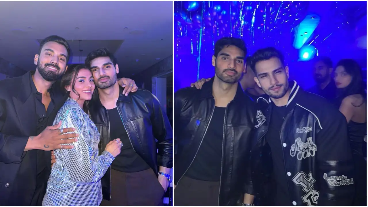 Ahan Shetty drops PICS from New Year bash with Athiya Shetty, KL Rahul, Tania Shroff Ahan Shetty drops PICS from New Year bash with Athiya Shetty, KL Rahul, Tania Shroff