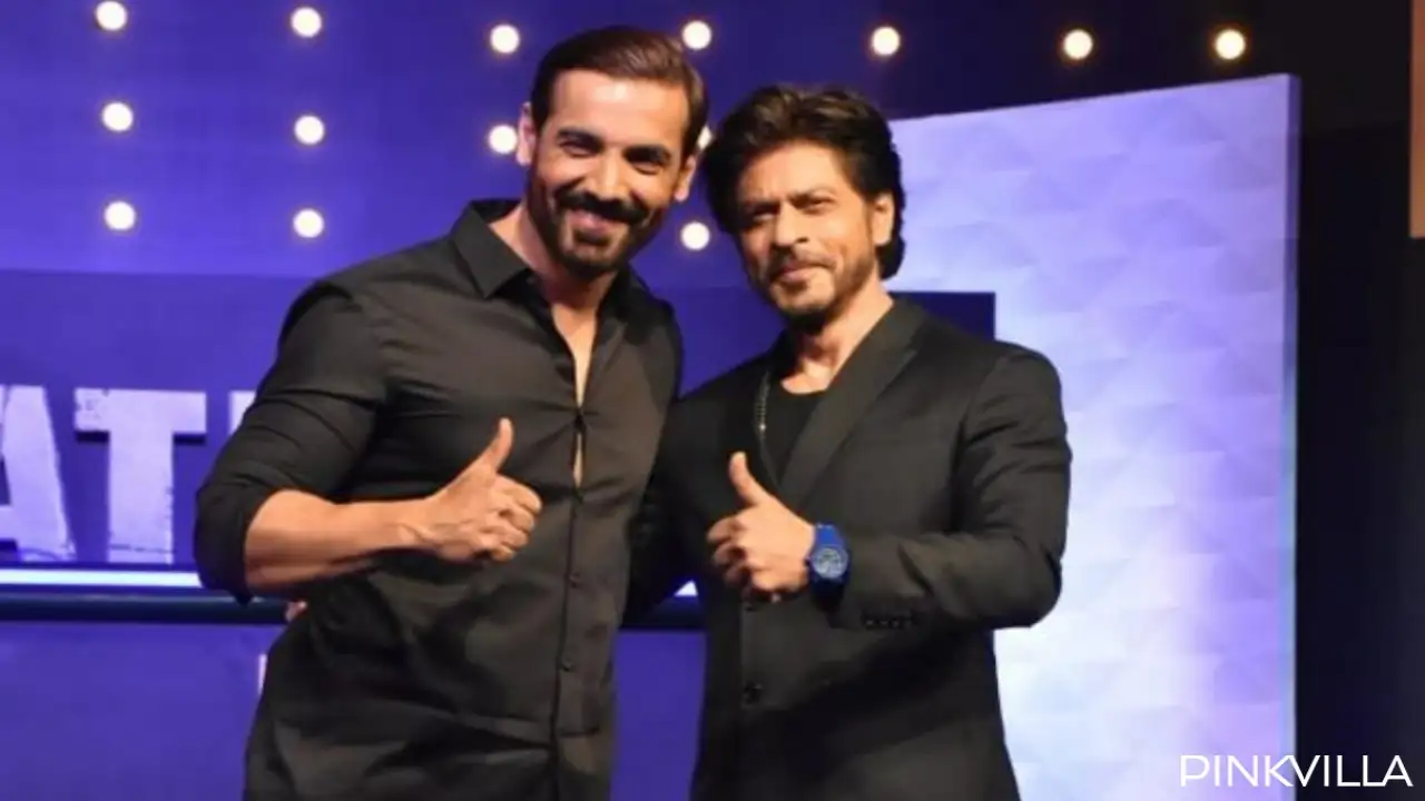 Picture courtesy: Viral Bhayani Success meet of Pathaan
