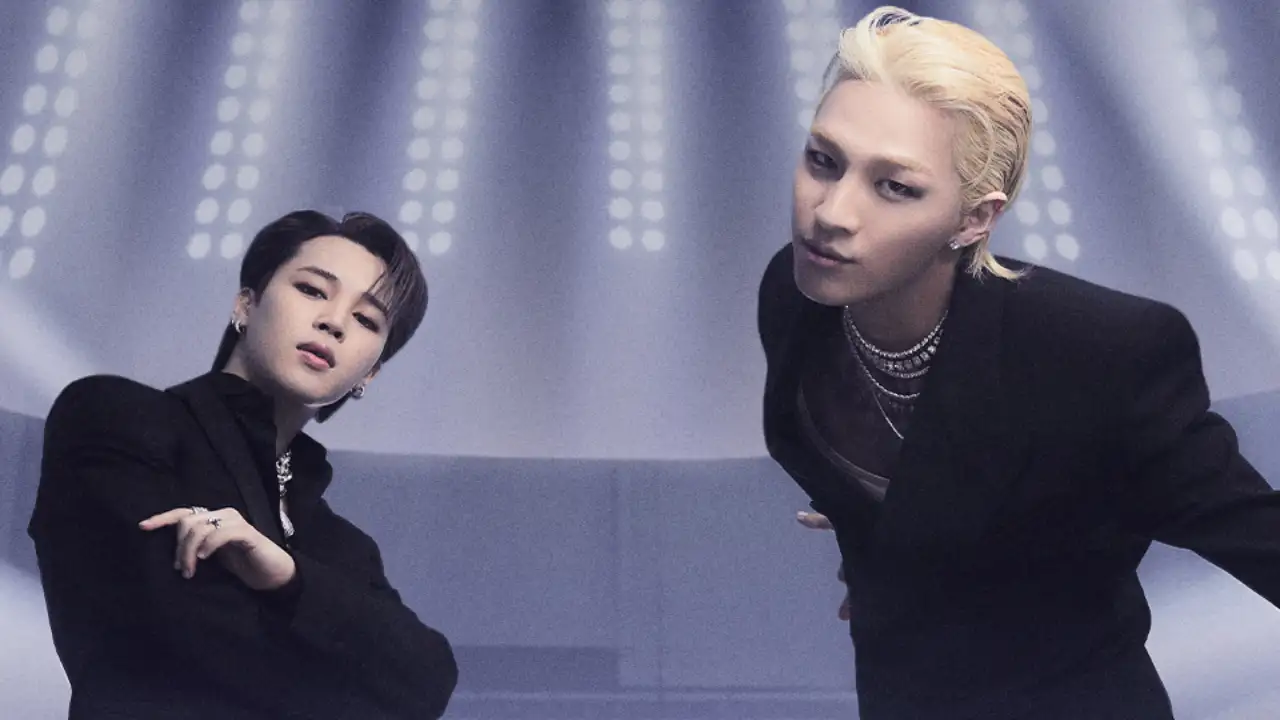 'VIBE' new poster was released featuring Jimin from BTS and Taeyang from BIG BANG. (Image credits: THEBLACKLABEL) Jimin, Taeyang