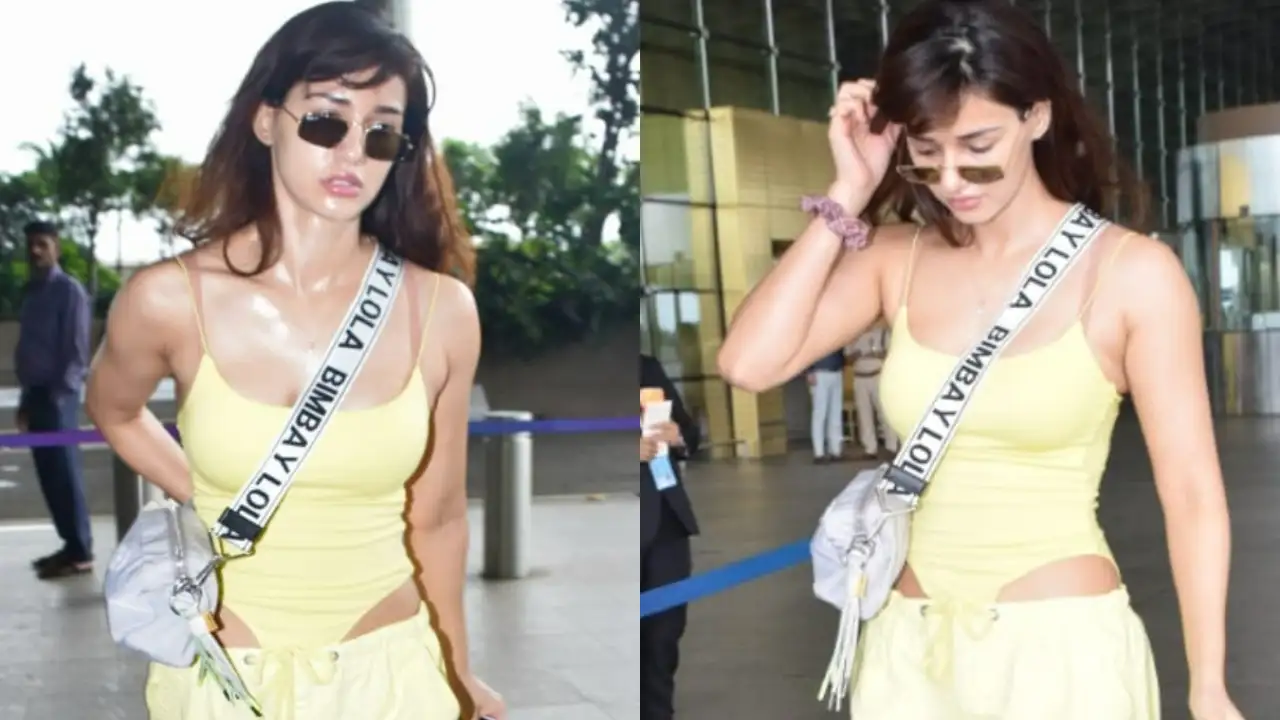 Disha Patani's Bimba y Lola cross-body bag Disha Patani's Bimba y Lola cross-body bag