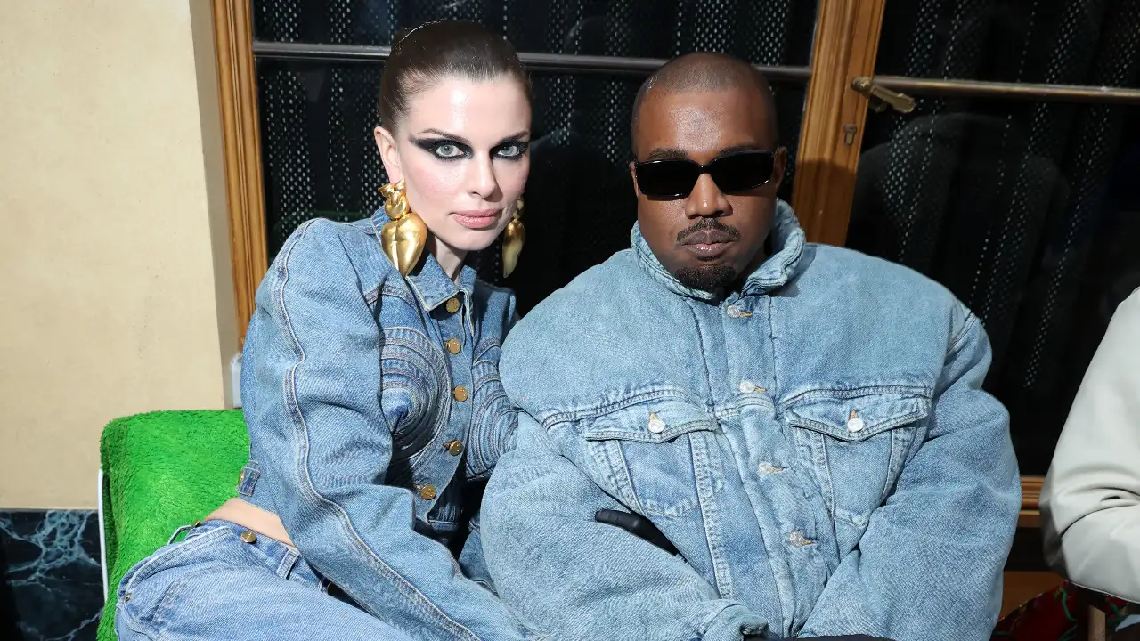 Julia Fox and Kanye West (Image via Getty Images)