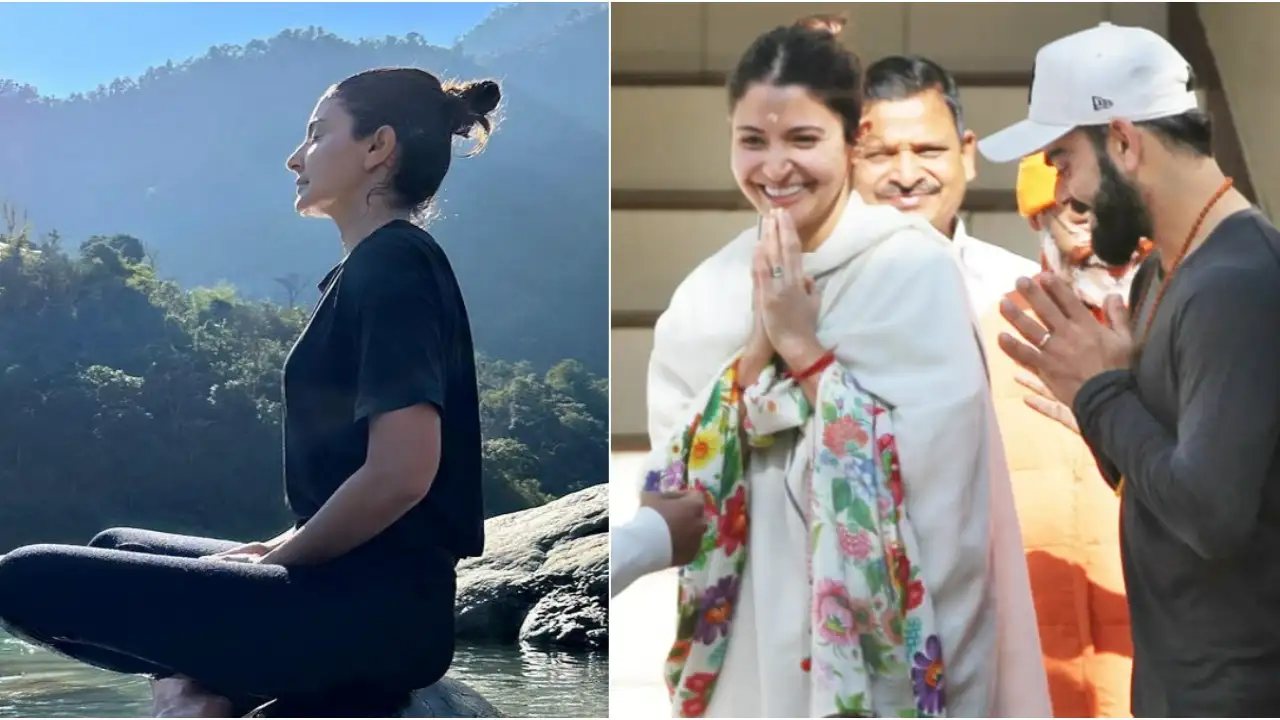 Picture courtesy: Instagram / APH Images Anushka Sharma shares a picture from Rishikesh