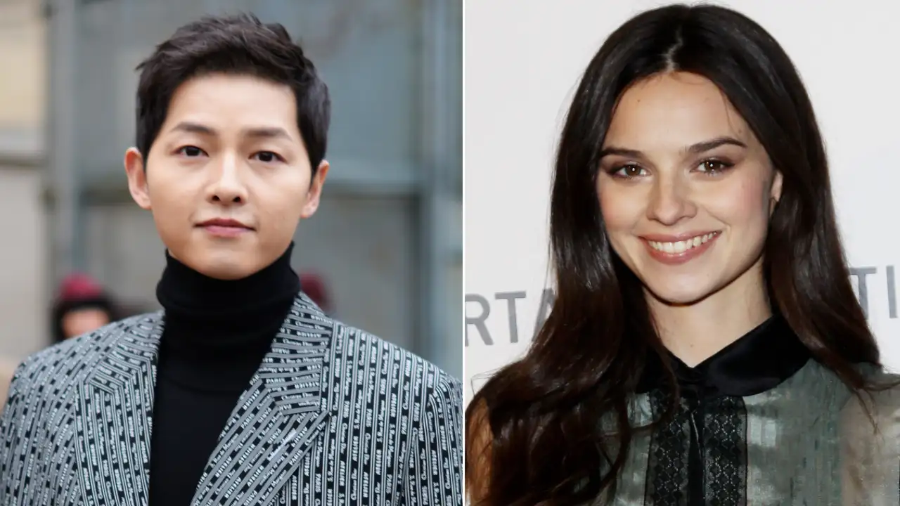 Song Joong Ki, Katy Louise Saunders; Picture Courtesy: Getty Images