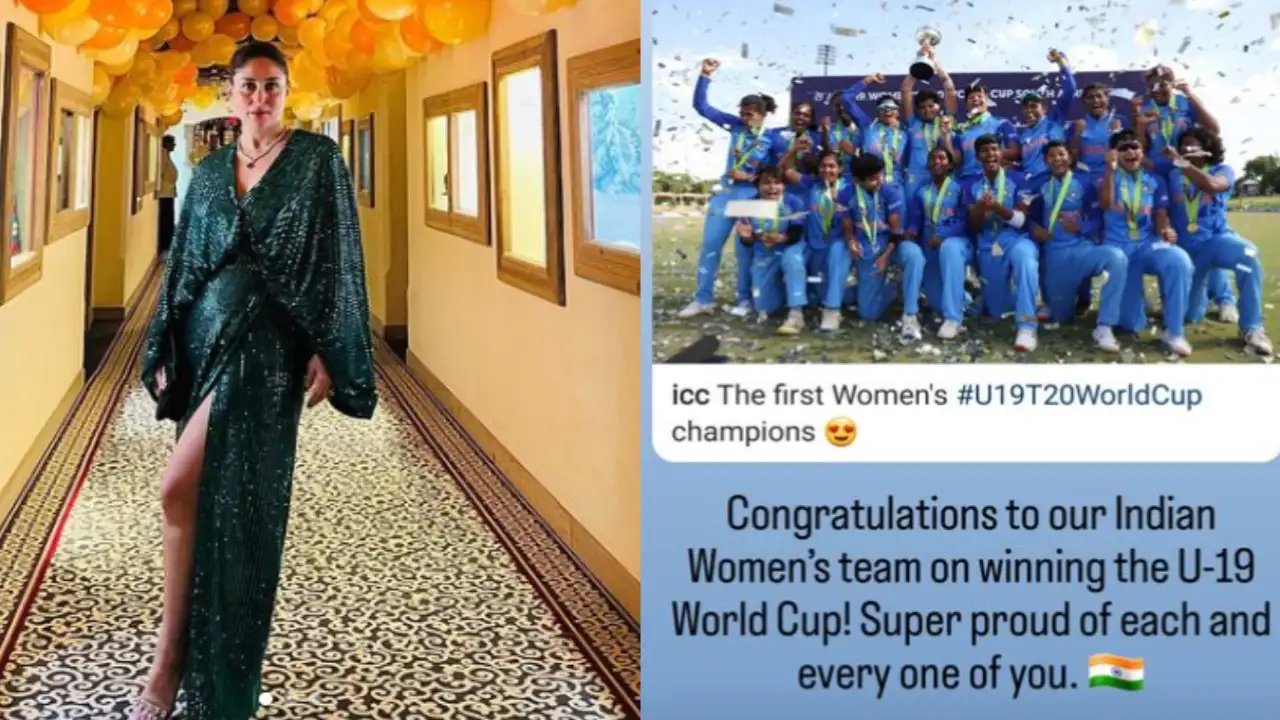 Kareena Kapoor, Anushka Sharma, Kajol and more celebs react as U-19 Indian Women Cricket team lifts world cup Kareena Kapoor