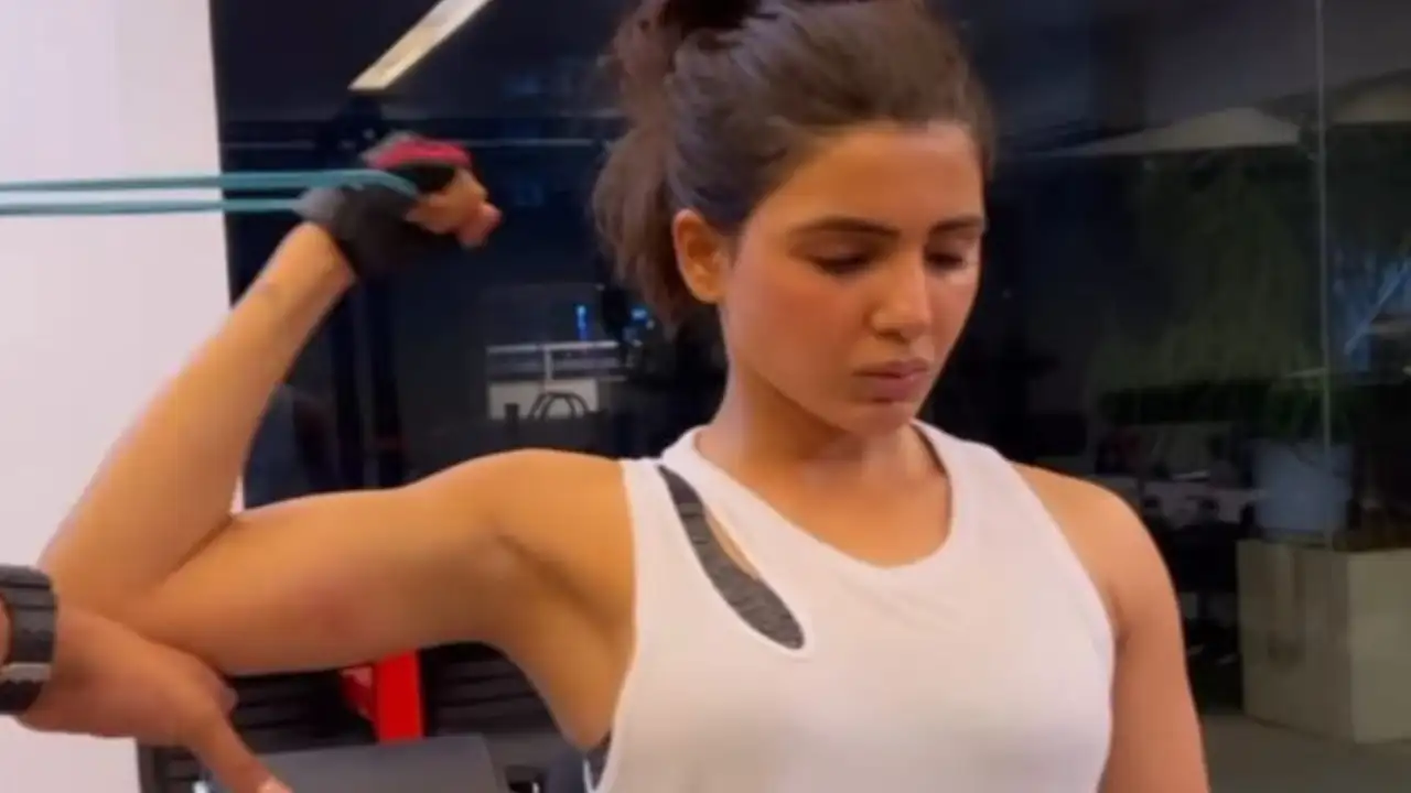 Samantha Ruth Prabhu workout video