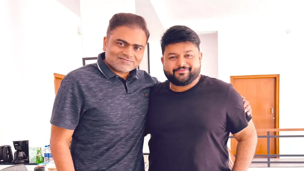 Vamshi Paidipally and S Thaman (Image credits: Twitter) Vamshi Paidipally, S Thaman, Varisu