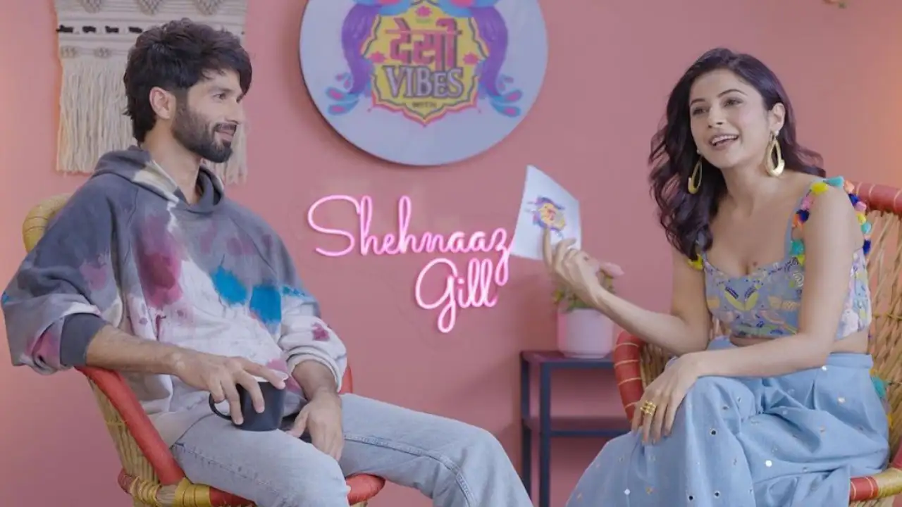 Desi Vibes with Shehnaaz Gill: Shahid Kapoor graces the show to promote his web series 'Farzi' Desi Vibes with Shehnaaz Gill: Shahid Kapoor graces the show to promote his web series 'Farzi'