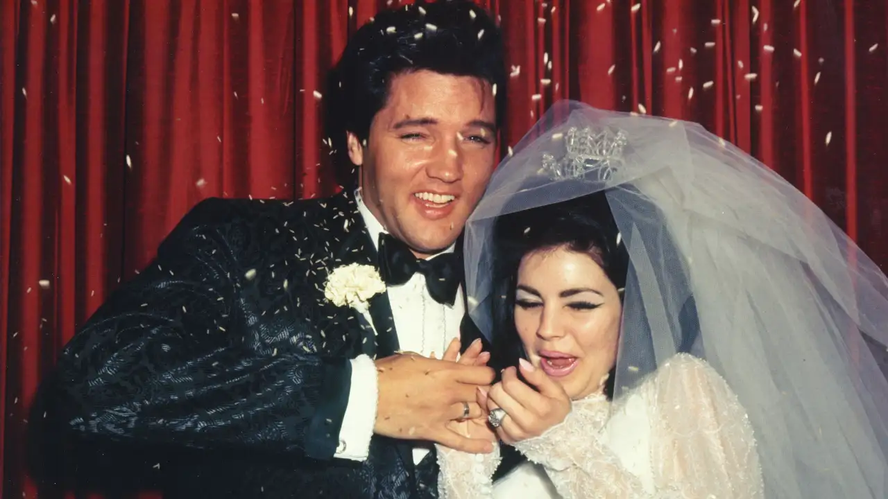 Elvis Presley and Priscilla Presley got married in Hotel Aladdin in Las Vegas (Image credit: Getty Images) Elvis Presley, Priscilla Presley