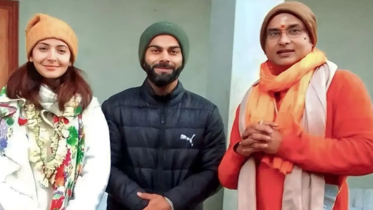After Vrindavan, Anushka Sharma and Virat Kohli seek blessings from an ashram in Rishikesh; See Pics After Vrindavan, Anushka Sharma and Virat Kohli seek blessings from an ashram in Rishikesh; See Pics