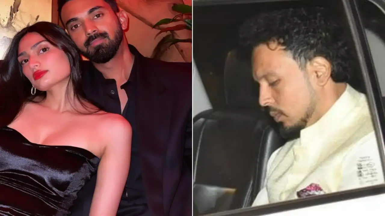Picture courtesy: APH Images / Viral Bhayani Guests arrive for Athiya Shetty and KL Rahul's sangeet