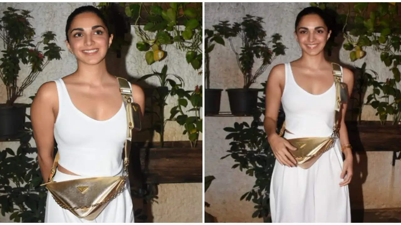 Kiara Advani's Prada shoulder bag adds the perfect light to her monotone outfit; Check out its price 
