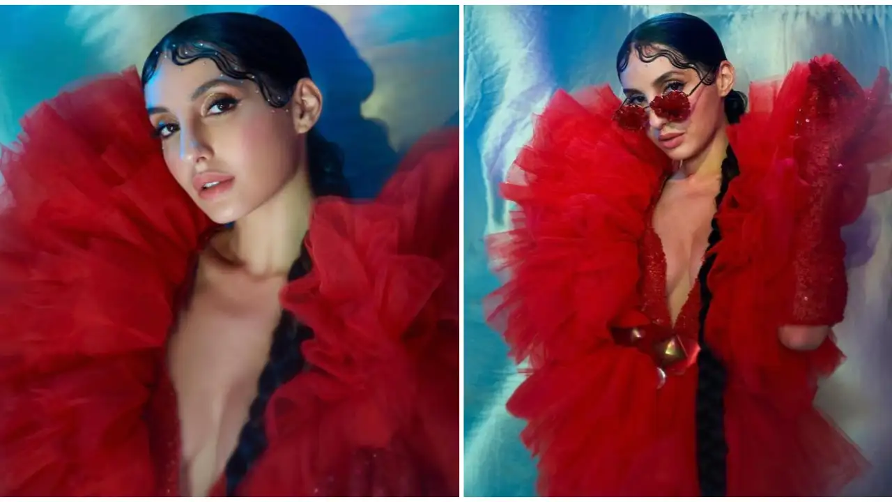 Nora Fatehi's Artinë outfit is a tulle tale to remember this party season Nora Fatehi's Artinë outfit is a tulle tale to remember this party season