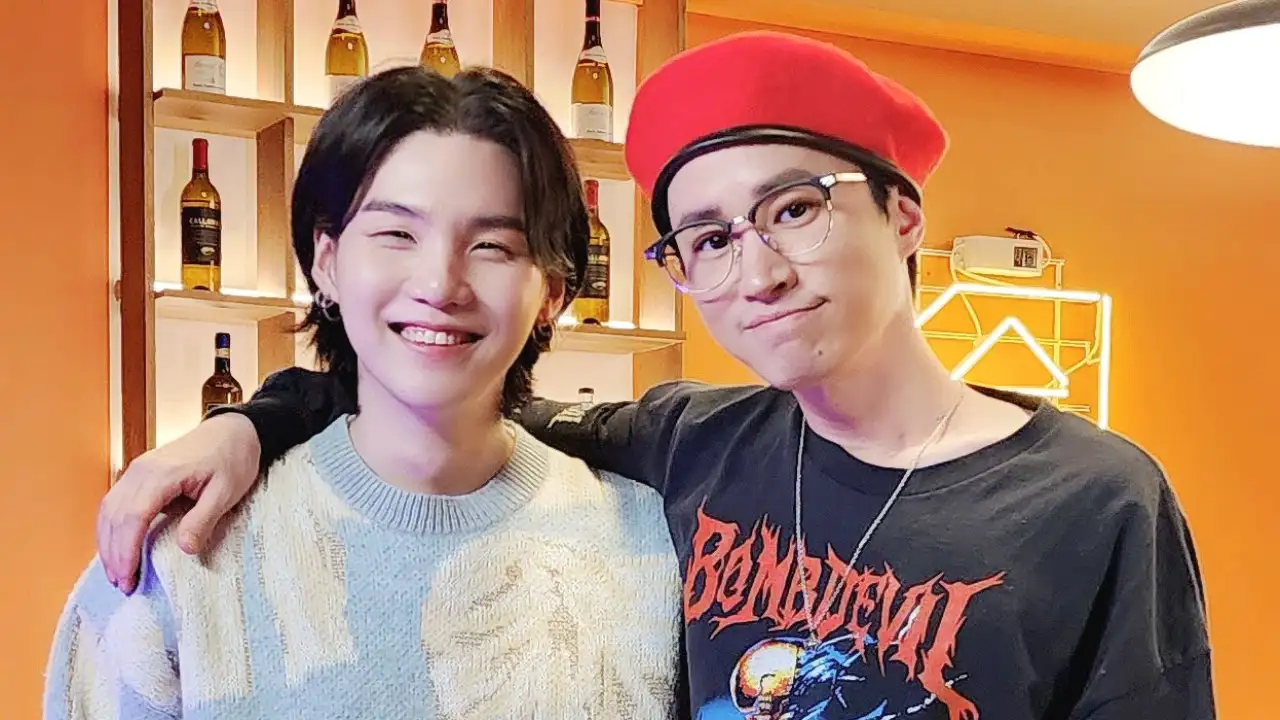 BTS' SUGA and Epik High's Tablo BTS' SUGA and Epik High's Tablo