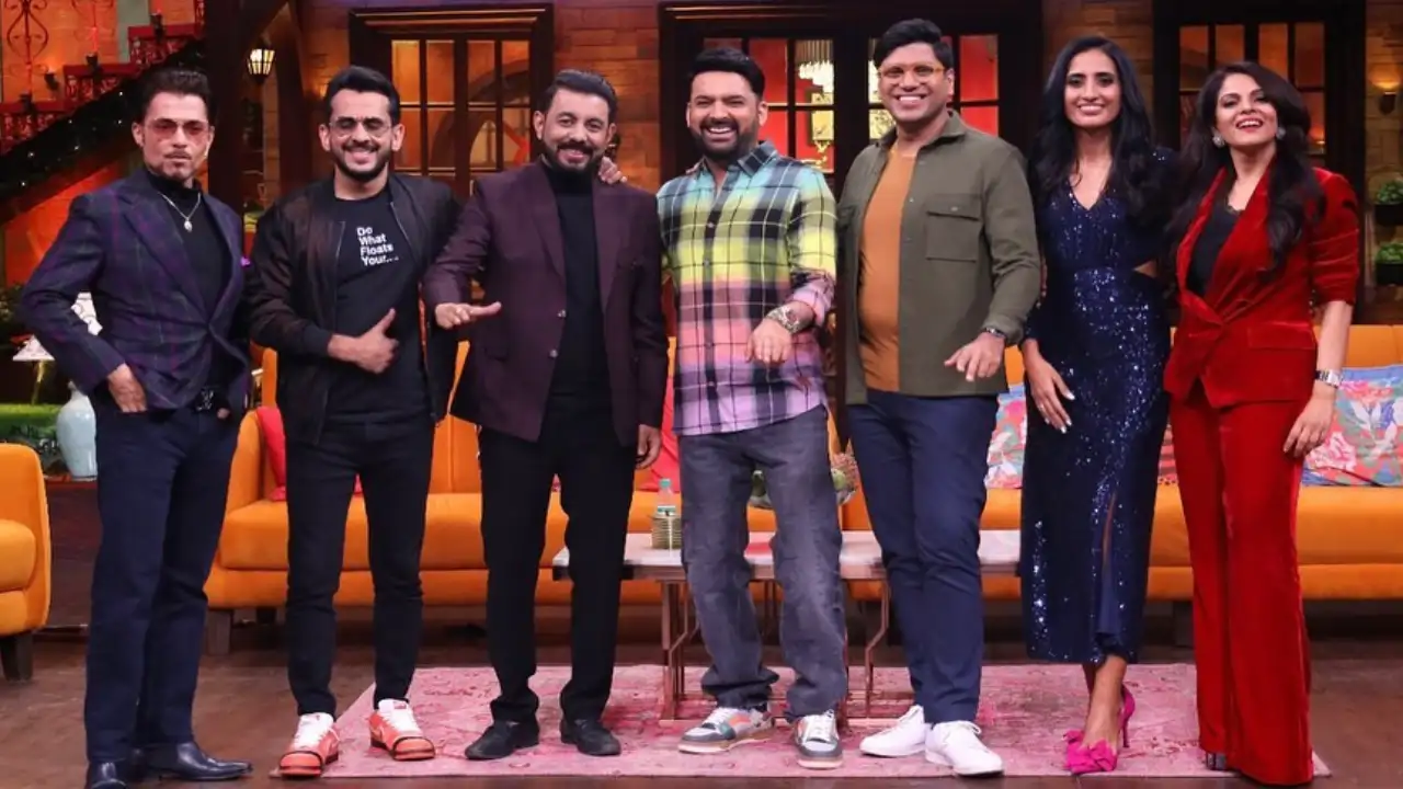 The Kapil Sharma Show: The sharks share funny anecdotes from their busy lives, Read Here | PINKVILLA The Kapil Sharma Show: The sharks share funny anecdotes from their busy lives, Read Here | PINKVILLA
