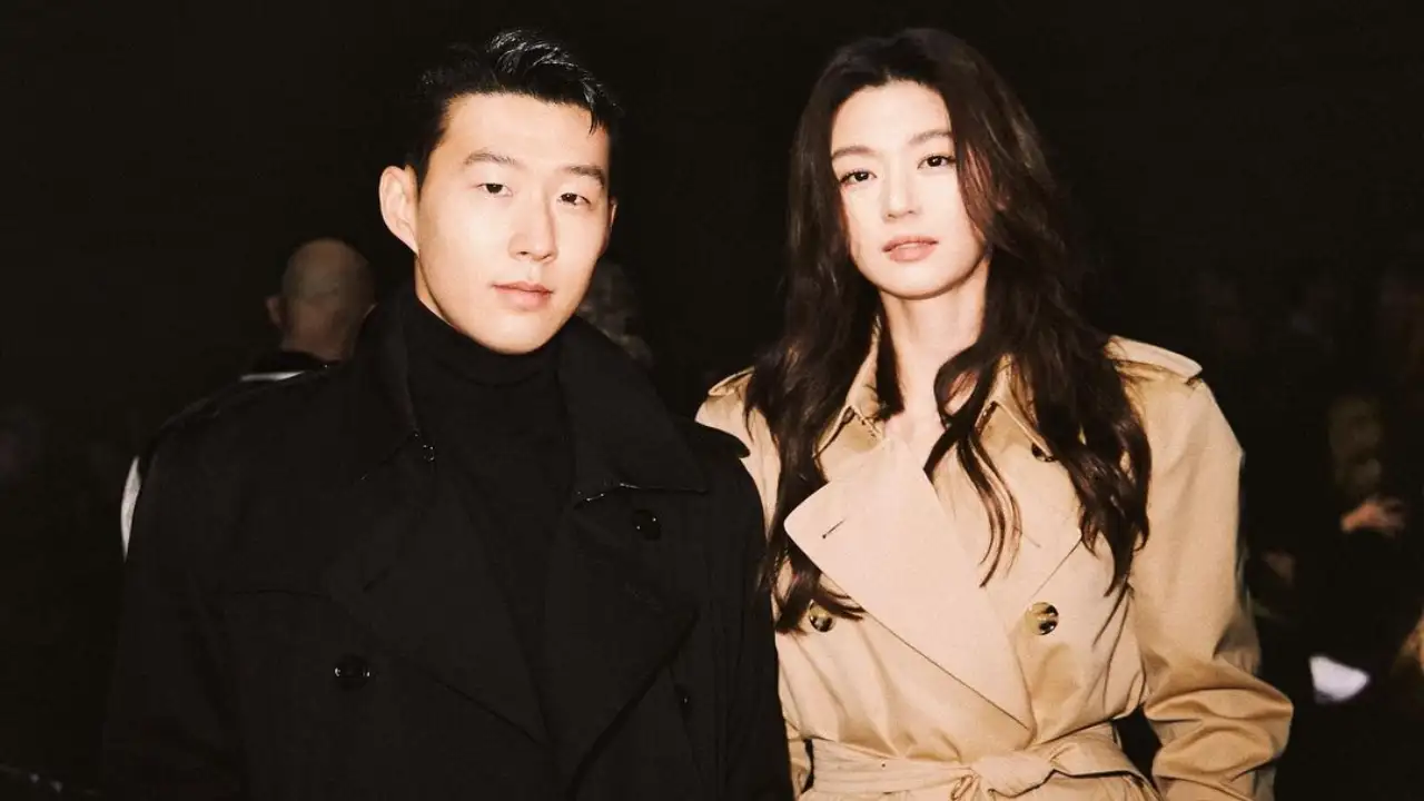Jun Ji Hyun  and Son Heung Min; Picture Courtesy: Son Heung Min's Instagram