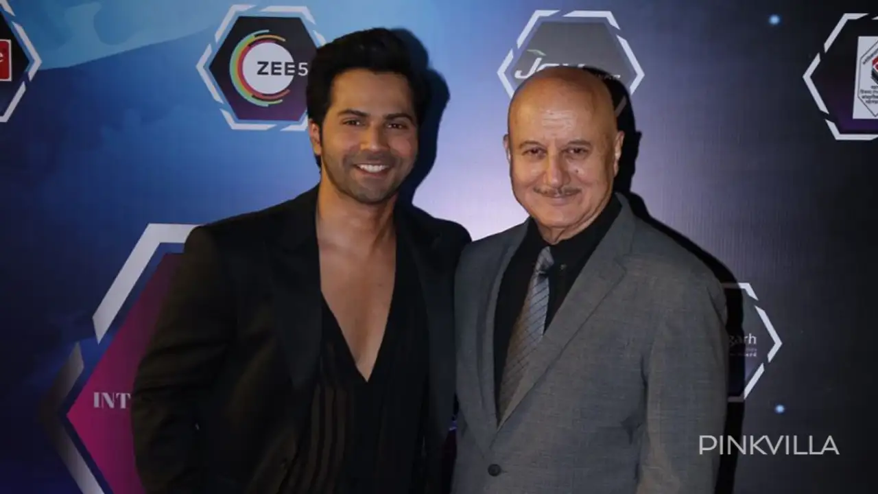 Varun Dhawan and Anupam Kher at Dadasaheb Phalke Awards (Credits: APH Images) Varun Dhawan, Anupam Kher