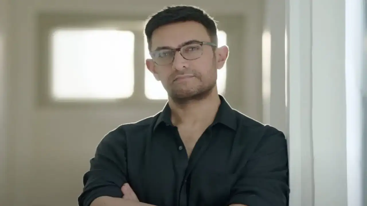 Aamir Khan's still from his recent release, Salaam Venky 