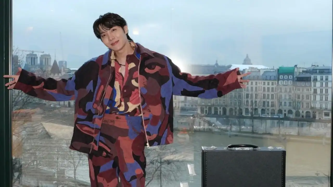 BTS' J-Hope at Paris fashion week; Picture courtesy: J-Hope's Instagram BTS' J-Hope at Paris fashion week; Picture courtesy: J-Hope's Instagram