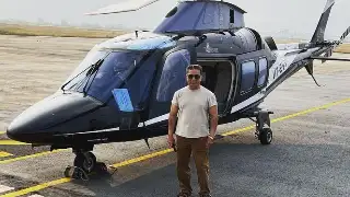 Indian 2: Kamal Haasan reaches the shooting spot in a special helicopter; VIDEO