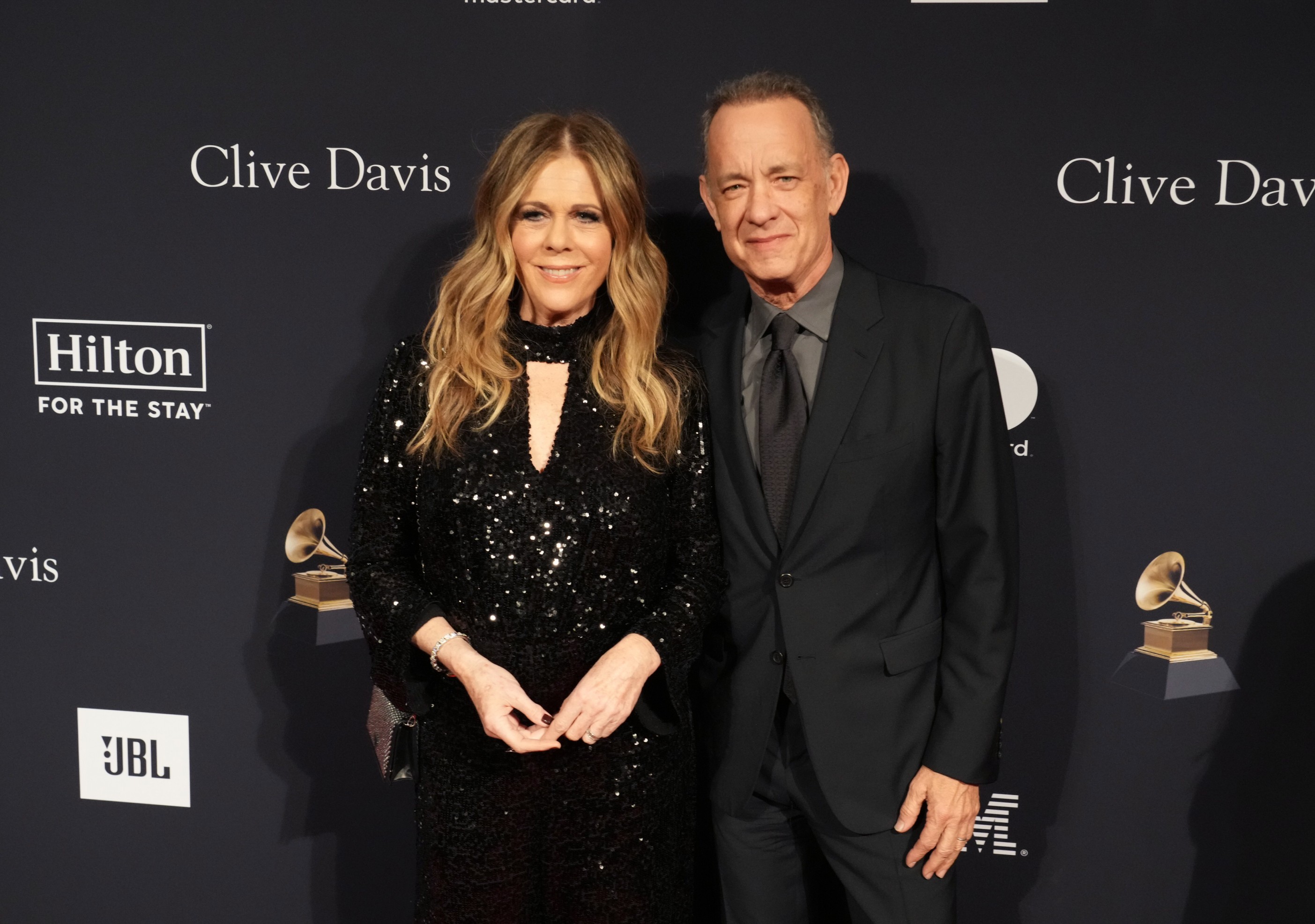Tom Hanks and Rita Wilson at Pre-GRAMMY party (Image: Getty Images) 