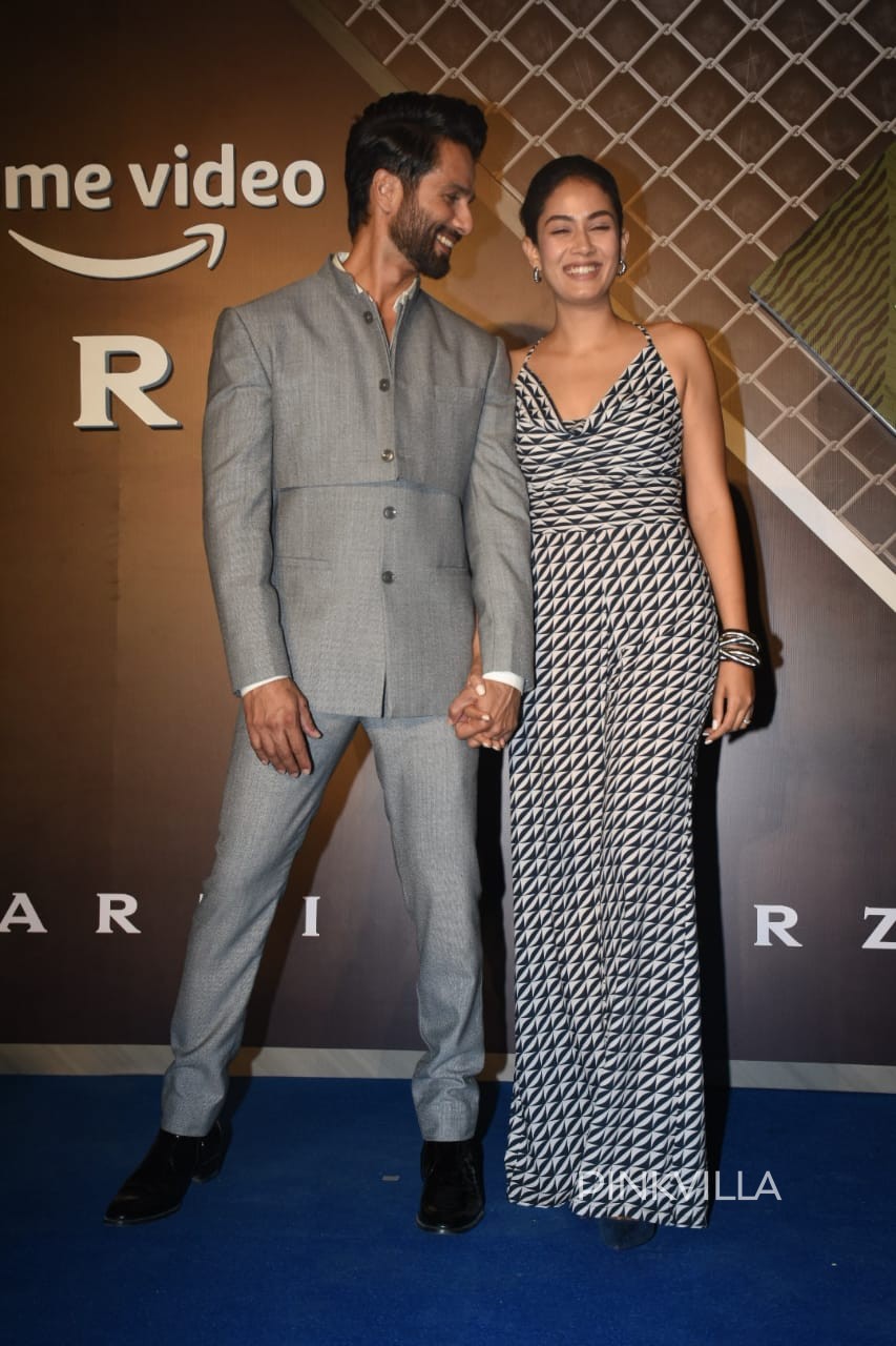 Shahid Kapoor with wife Mira Rajput (Credits: Viral Bhayani)