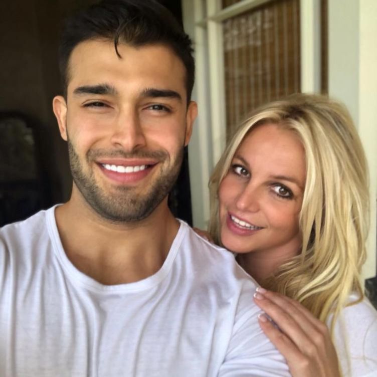 Britney Spears and husband Sam Asghari 