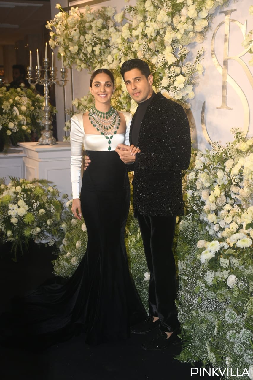 Sidharth Malhotra and Kiara Aadvani at wedding reception 