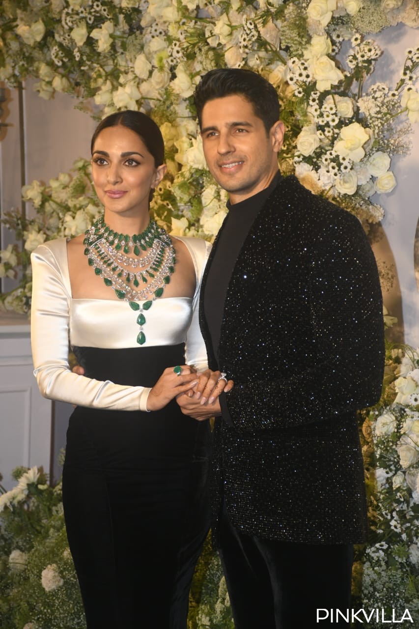 Sidharth Malhotra and Kiara Aadvani at wedding reception 