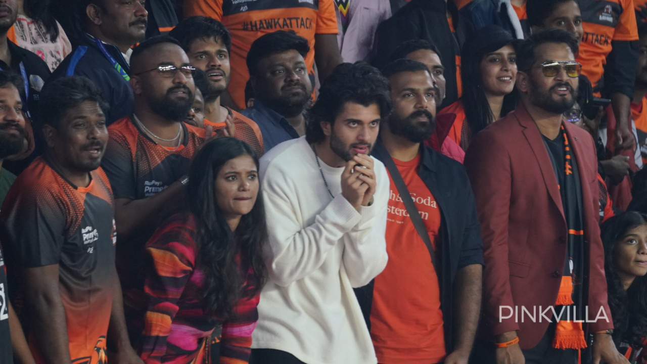 Vijay Deverakonda's many moods at the match