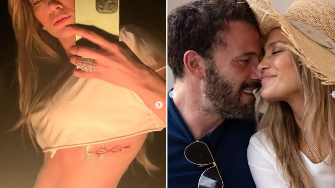 Jennifer Lopez's new tattoo Jennifer Lopez's new tattoo