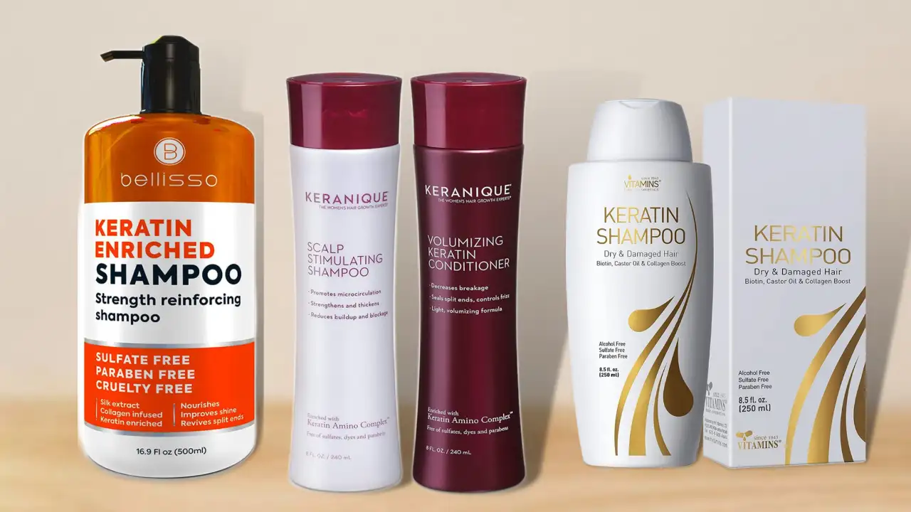 Best keratin shampoos for smooth and silky hair 