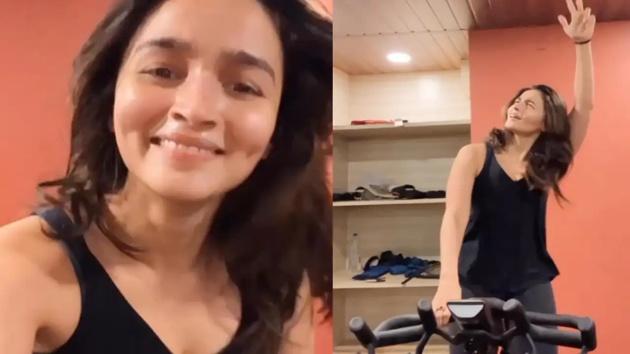 Alia Bhatt jams to Ranbir Kapoor's TJMM song Tere Pyaar Mein during workout- WATCH VIDEO | PINKVILLA Alia Bhatt jams to Ranbir Kapoor's TJMM song Tere Pyaar Mein during workout- WATCH VIDEO | PINKVILLA