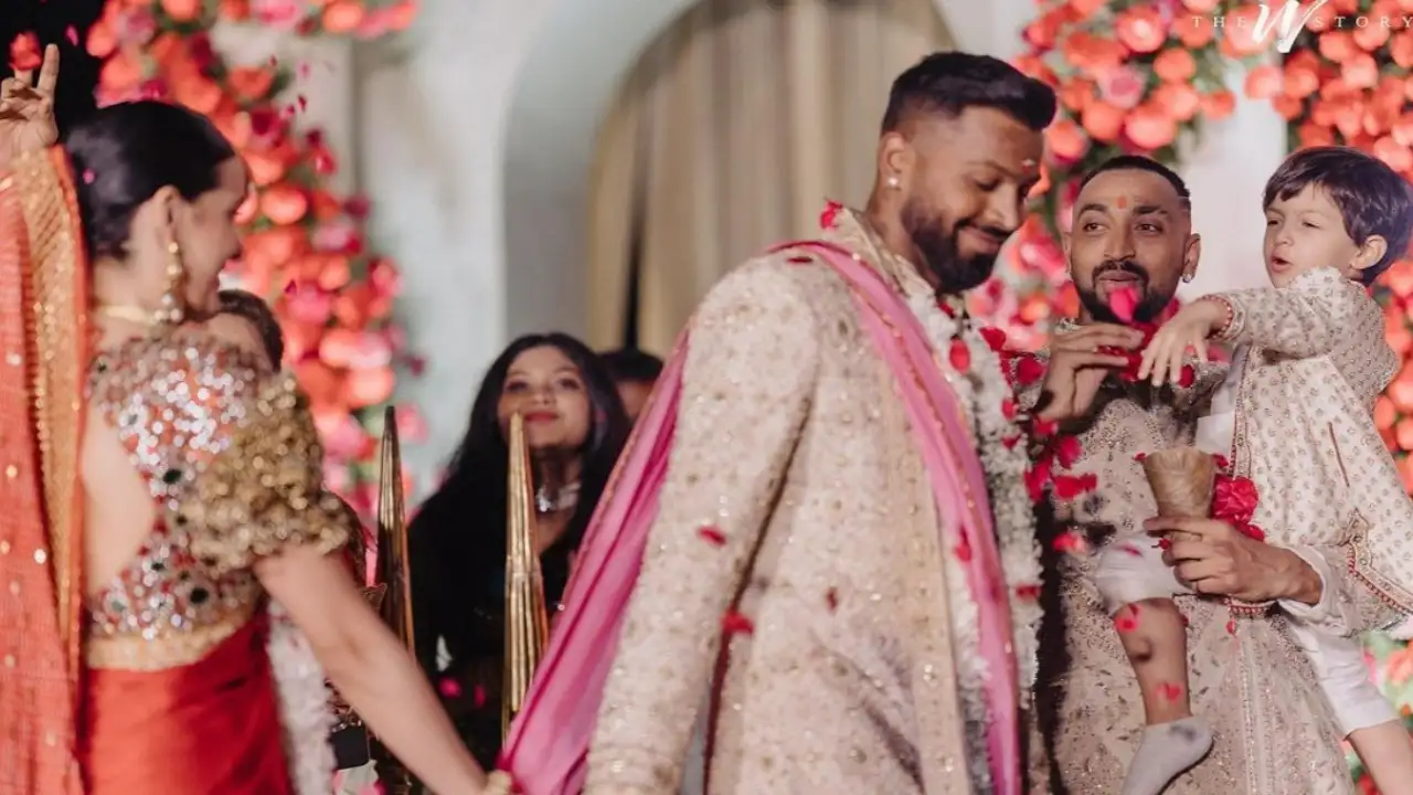 Wedding pictures of Hardik Pandya and Natasa Stankovic