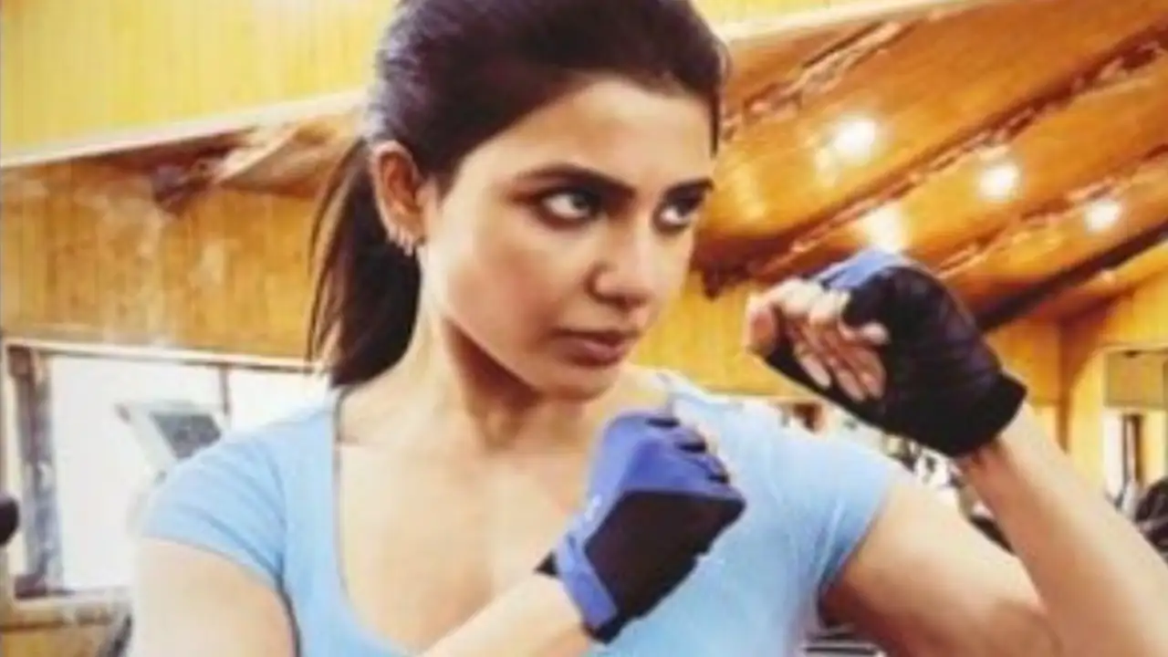 again samantha work outs started fans full happy