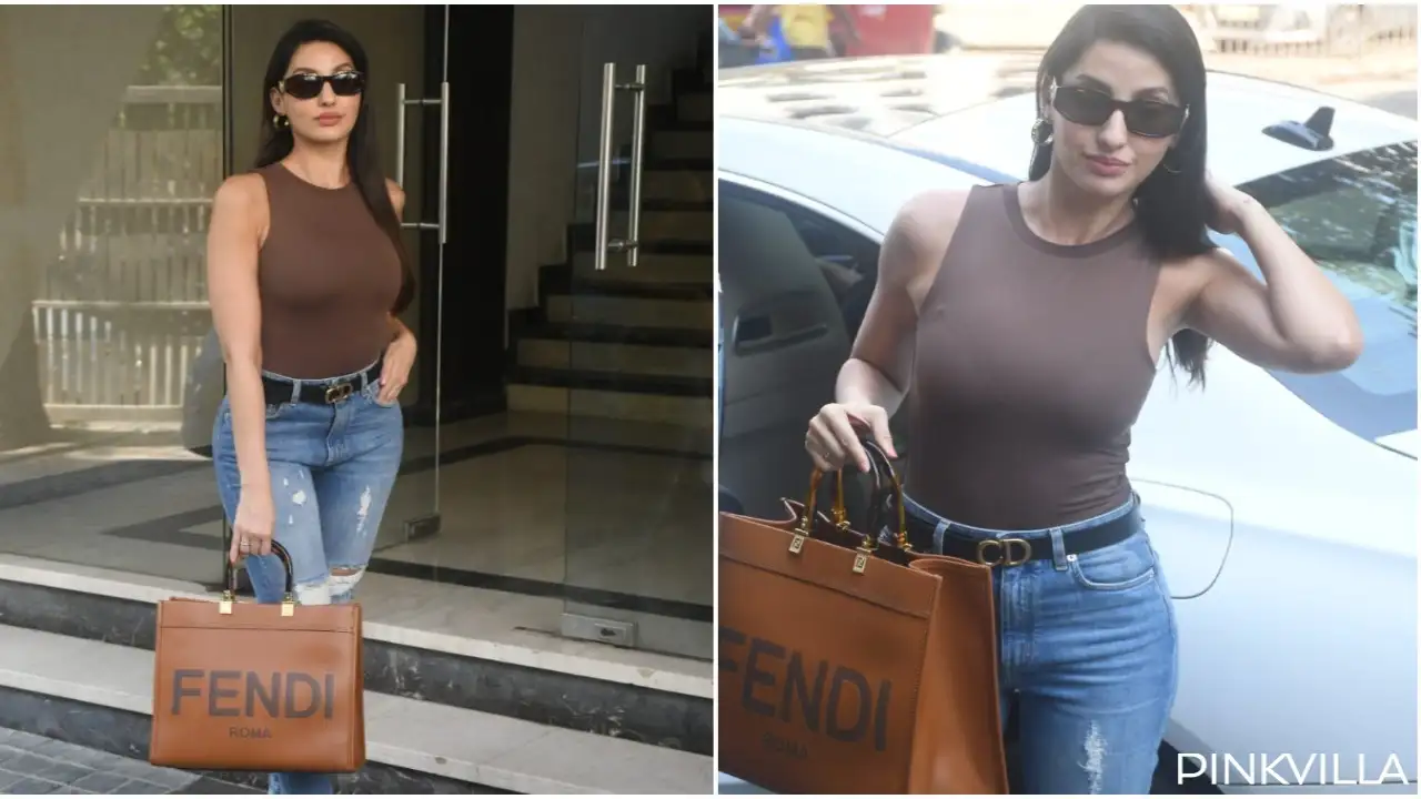 Nora Fatehi elevates her casual look with a SUPER-EXPENSIVE luxury handbag; Find out how much it costs