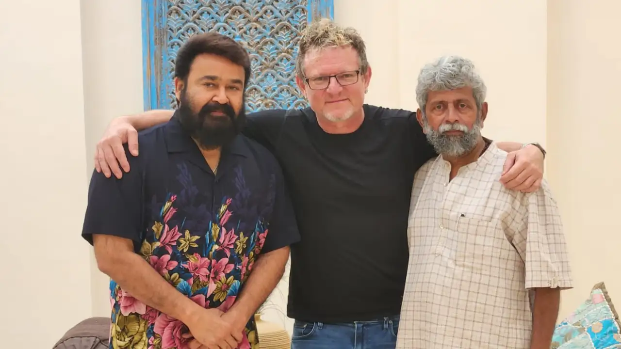 Mohanlal welcomes Hollywood music director Mark Milan on board for his directorial debut film Barroz; PIC | PINKVILLA