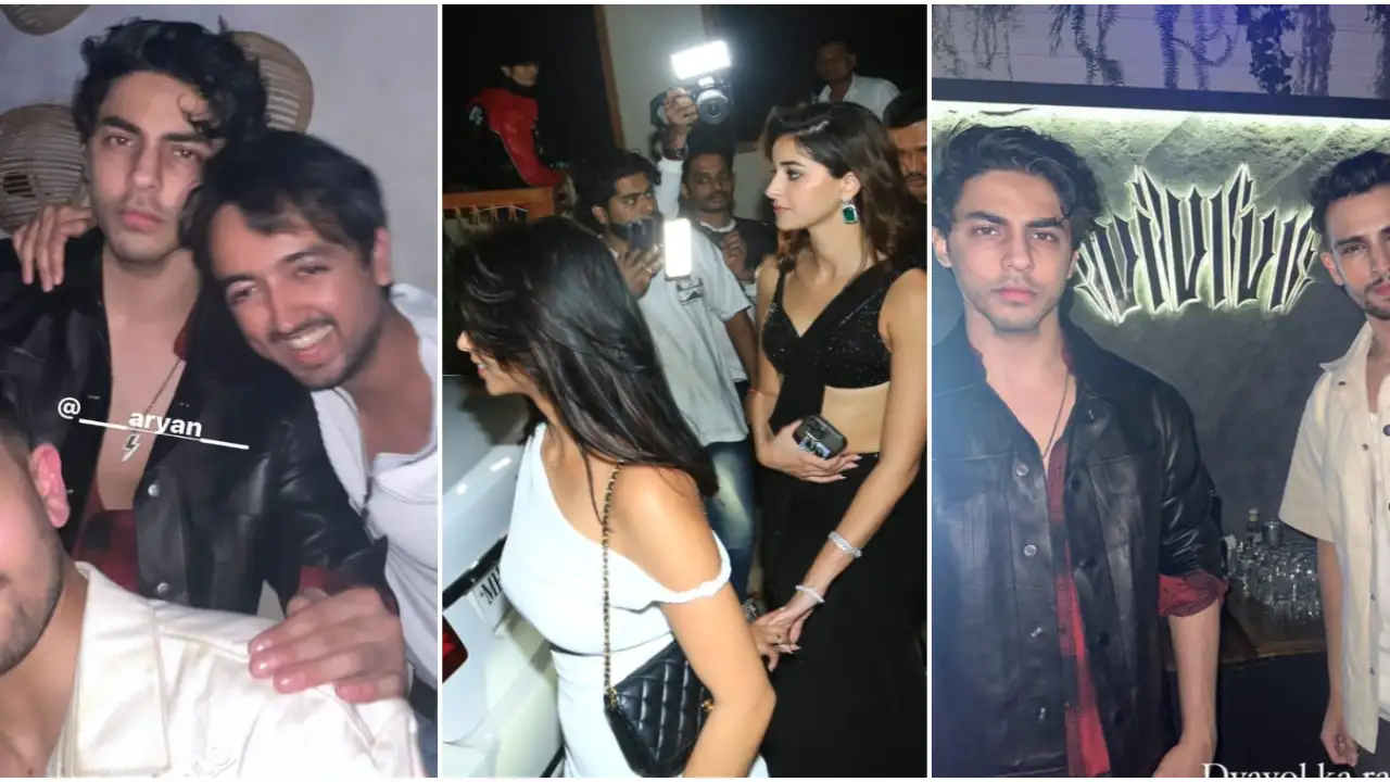 Aryan Khan has a blast with friends; BFFs Suhana Khan- Ananya Panday hold  hands as they arrive at a bash-PICS | PINKVILLA