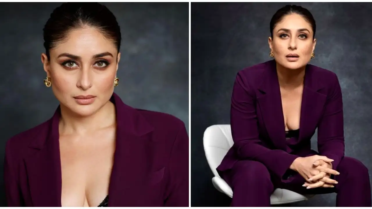 Kareena Kapoor in an Alina Anwar Couture pantsuit brings a power dressing high in colours Kareena Kapoor in an Alina Anwar Couture pantsuit brings a power dressing high in colours