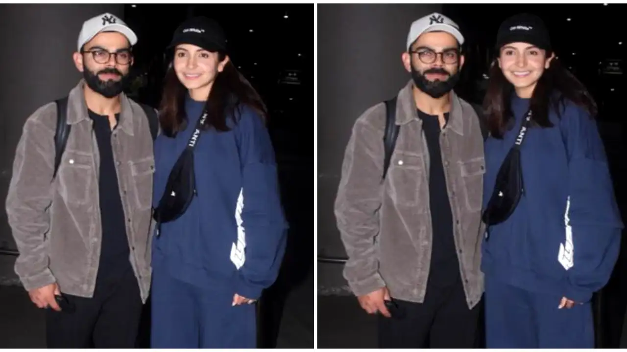 Anushka Sharma and Virat Kohli are cool baseball cap fans; Guess the cost of her Rotate Sunday sweatsuit 
