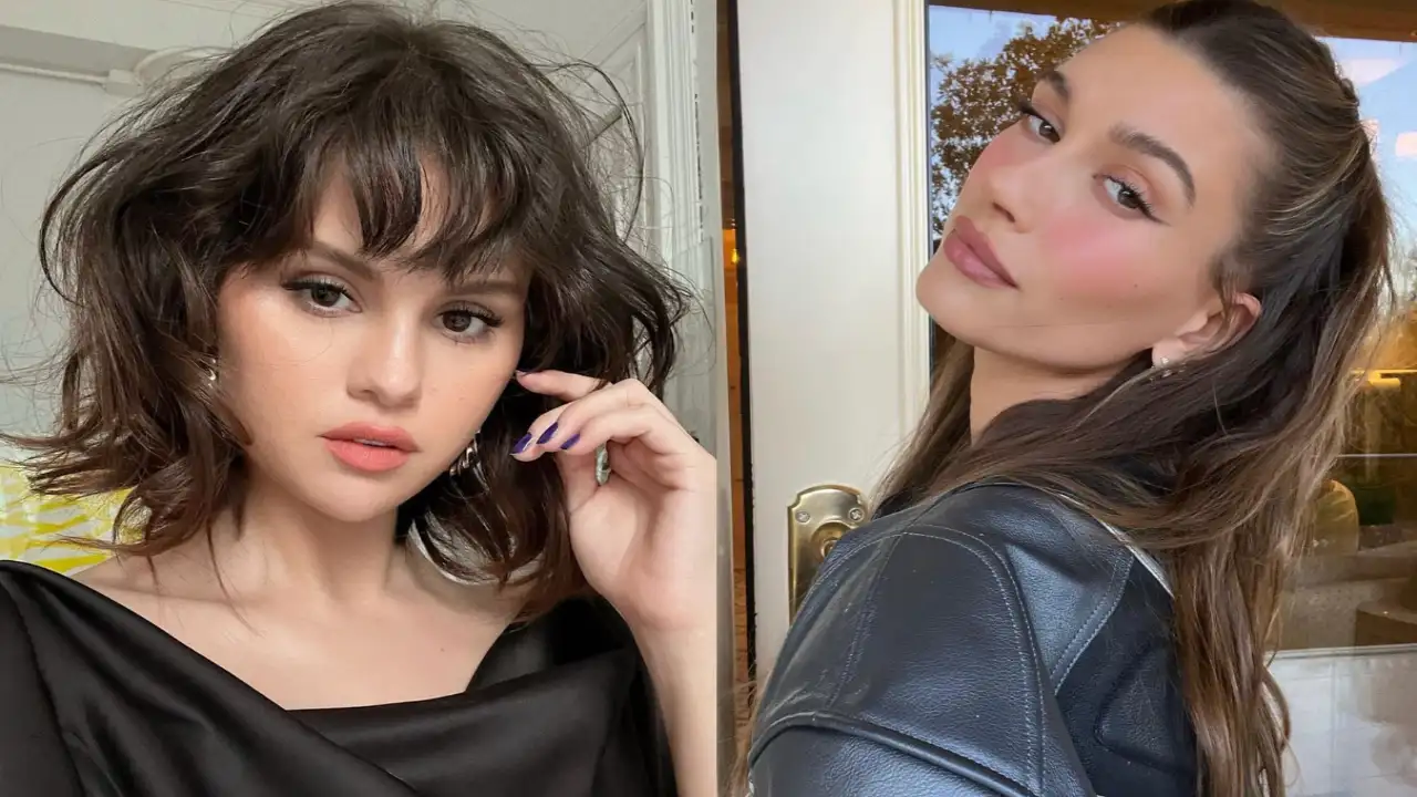 385939588 selena gomez hailey bieber 1280*720