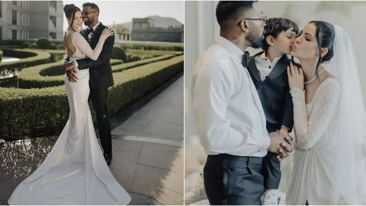Picture courtesy: Instagram Wedding pictures of Hardik Pandya and Natasa Stankovic
