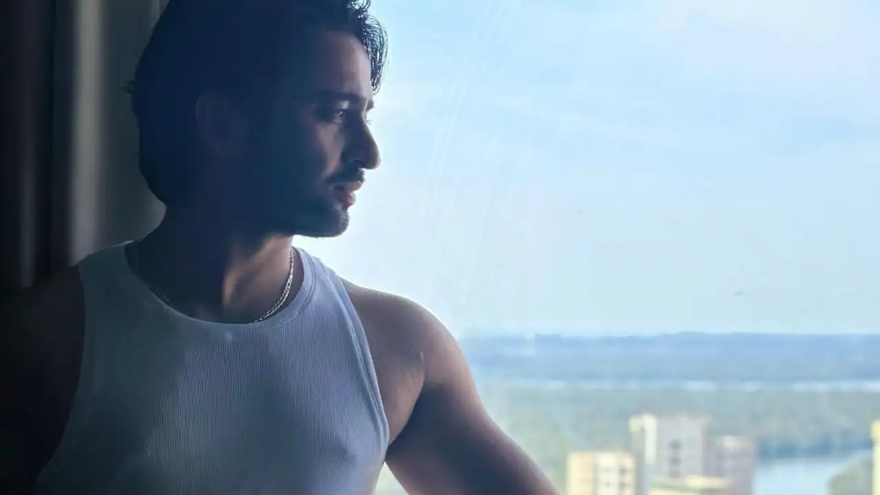 Shaheer Sheikh shares PICS as he poses against a breathtaking view