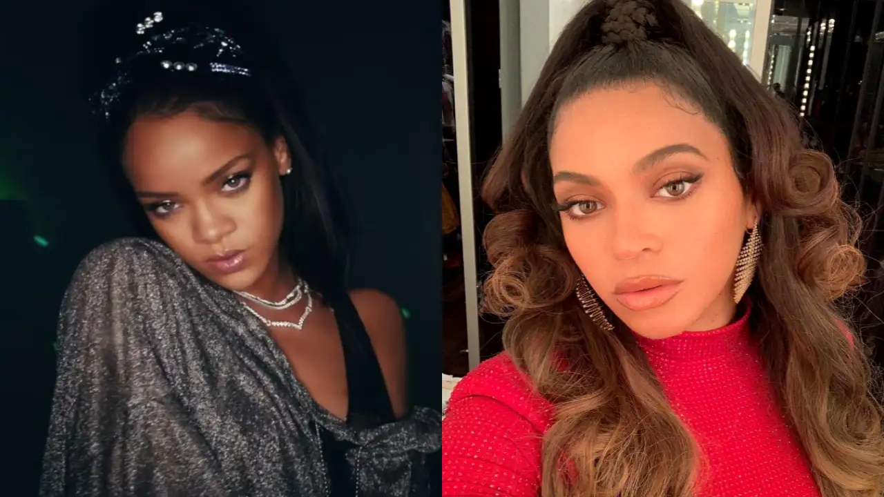 Rihanna, Beyoncé (Image: Calvin Harris YouTube/ Beyoncé Instagram)
