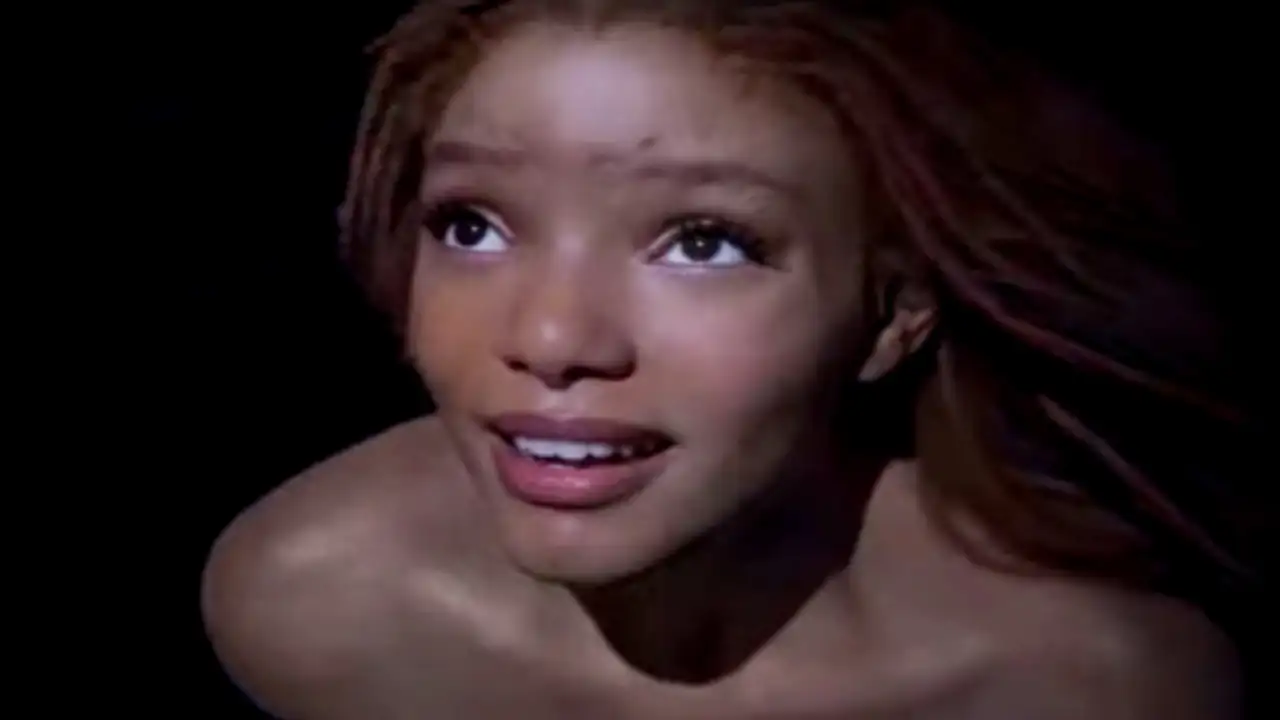 Halle Bailey as Princess Ariel in The Little Mermaid (Image: Walt Disney Studios YouTube) 