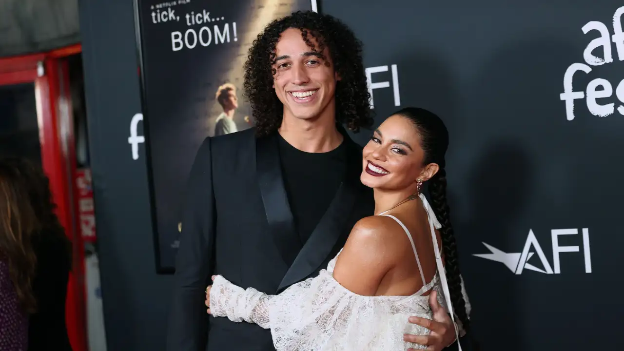 Vanessa Hudgens with beau Cole Tucker (Image: Getty Images) 