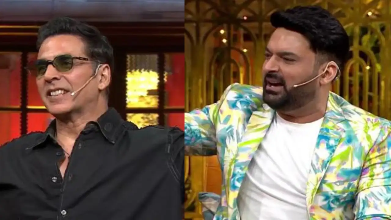 Watch how Akshay Kumar takes a dig at Kapil Sharma's outfit as the latter praises Nora Fatehi
