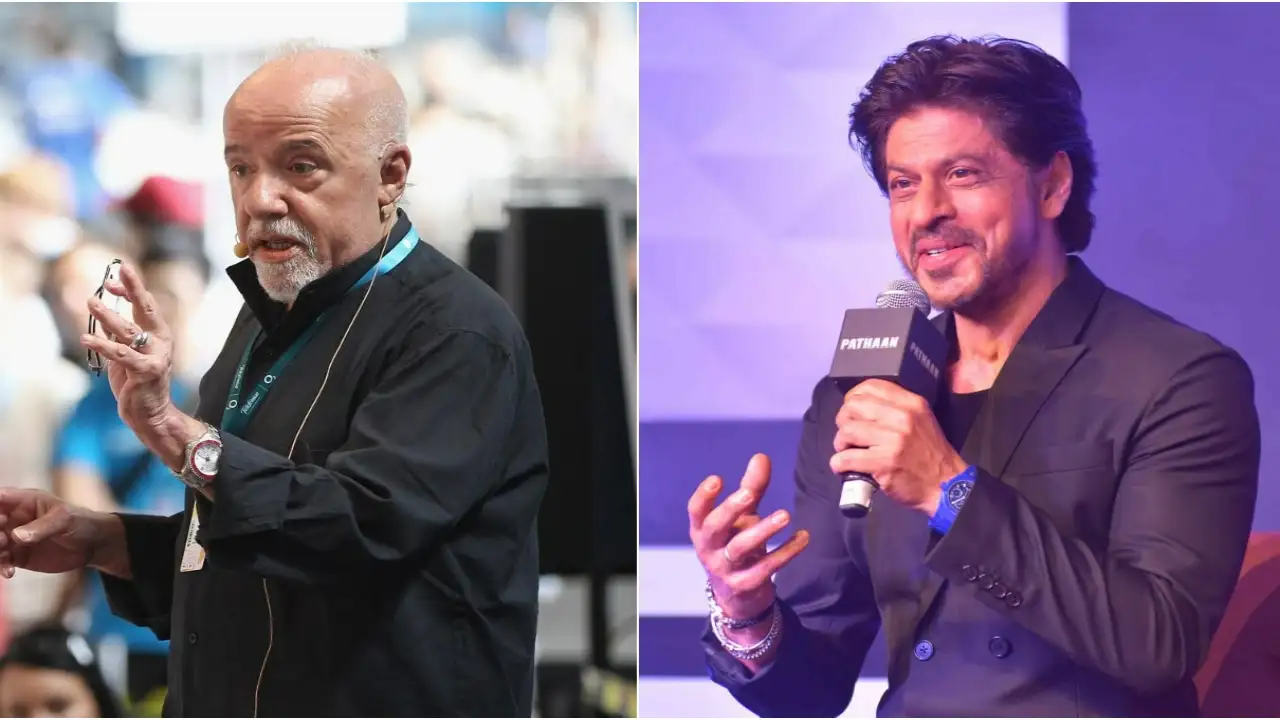 Picture courtesy: Pinkvilla Throwback pictures of Paulo Coelho and Shah Rukh Khan