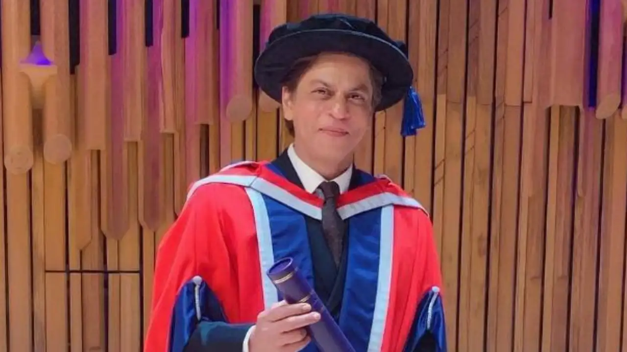 Shah Rukh Khan received an honorary doctorate in Philanthropy from the University of Law, London in April 2019. Shah Rukh Khan